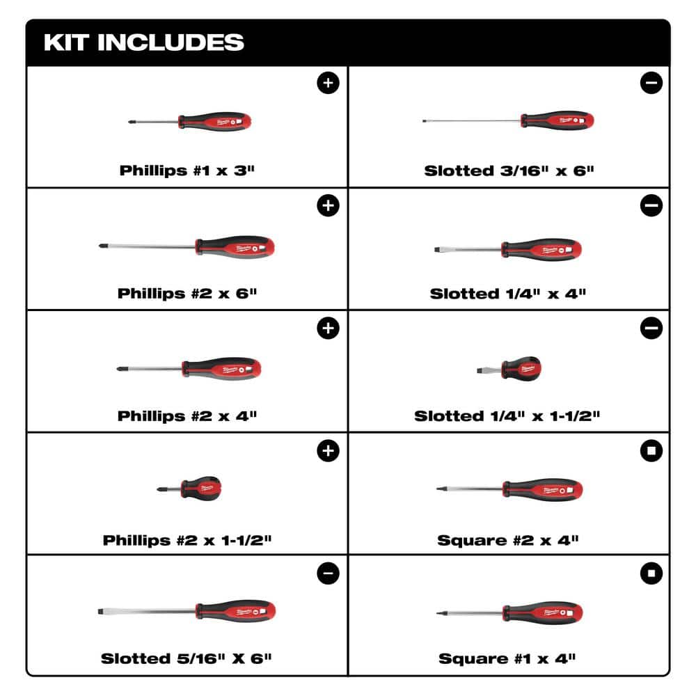 Milwaukee 144-Position Flex-Head Ratcheting Combination Wrench Set SAE with Screwdriver Set (25-Piece)