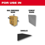 Milwaukee 9 in. 5 TPI THE AX Carbide Teeth Reciprocating Saw Blades for Nail-Embedded Wood, 2-Pack
