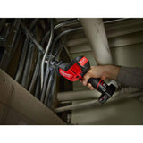 Milwaukee M12 FUEL 12V Lithium-Ion Brushless Cordless HACKZALL Reciprocating Saw & Multi-Tool Kit with (2) M12 CP2.5 Ah Batteries