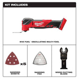 Milwaukee M18 FUEL 18-Volt Lithium-Ion Brushless Cordless Super Sawzall Orbital Reciprocating Saw W/Multi-Tool & 8.0Ah Starter Kit