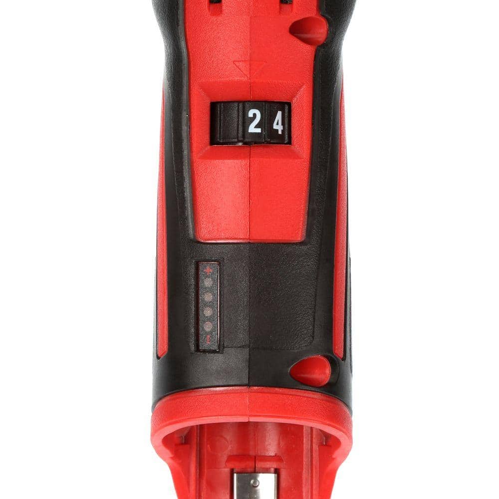 Milwaukee M12 12-Volt Lithium-Ion Cordless 3/8 in. Right Angle Drill (Tool-Only), 11" W x 4" H x 1.75" D
