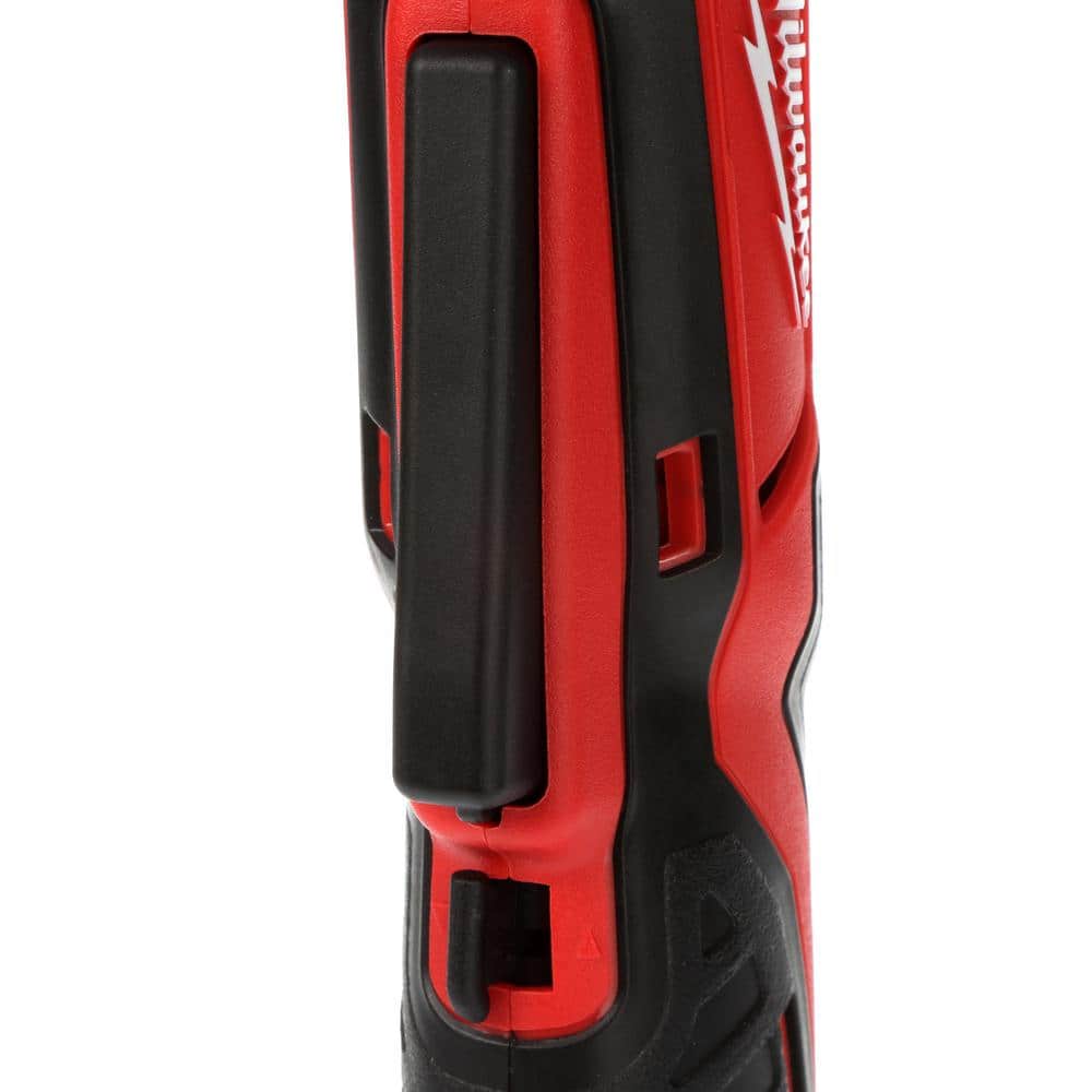 Milwaukee M12 12V Lithium-Ion Cordless 3/8 in. Right Angle Drill with 10 oz. Caulk and Adhesive Gun and 6.0 Ah XC Battery Pack