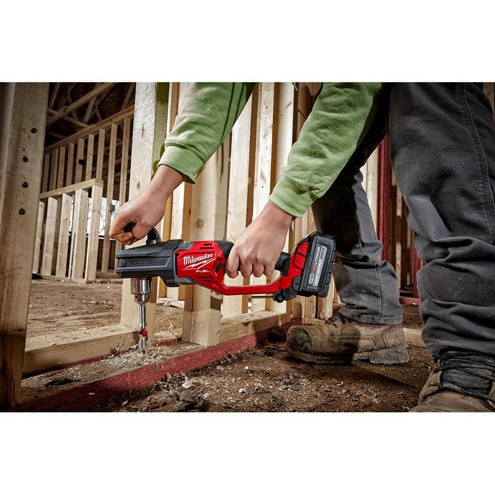Milwaukee M18 FUEL Gen II 18V Brushless Cordless 1/2 in. Hole Hawg Right Angle Drill (Tool-Only)