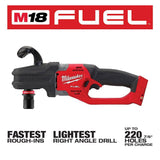 Milwaukee M18 FUEL 18V Brushless Cordless HOLE HAWG 7/16 in. Right Angle Drill w/ QUIK-LOK (Tool-Only)