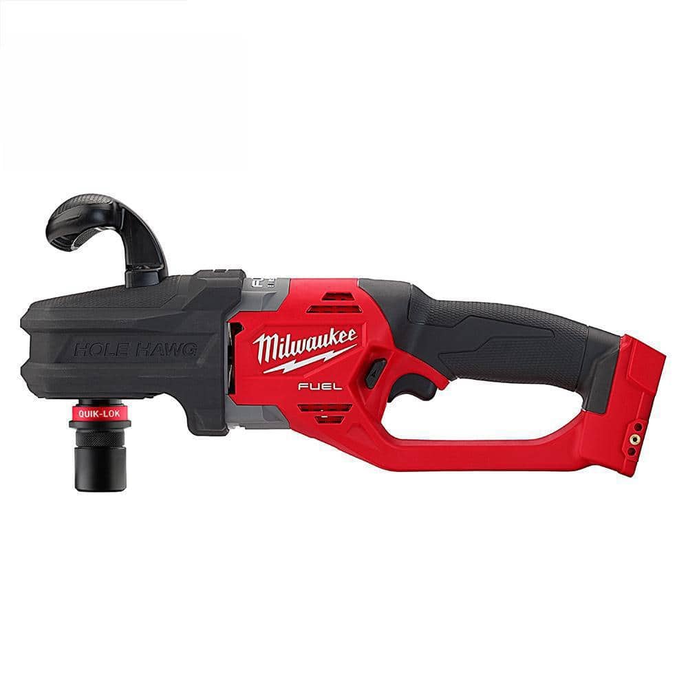 Milwaukee M18 FUEL 18V Brushless Cordless HOLE HAWG 7/16 in. Right Angle Drill w/ QUIK-LOK (Tool-Only)
