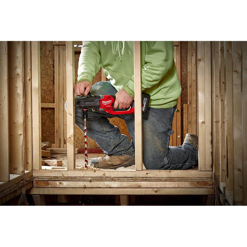 Milwaukee M18 FUEL 18V Brushless Cordless HOLE HAWG 7/16 in. Right Angle Drill w/ QUIK-LOK (Tool-Only)