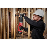 Milwaukee M18 FUEL 18-Volt Lithium-Ion Brushless Cordless GEN 2 SUPER HAWG 7/16 in. Right Angle Drill with 9pc PACKOUT Hole Saw Kit
