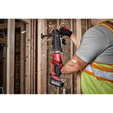 Milwaukee M18 FUEL 18-Volt Lithium-Ion Brushless Cordless GEN 2 SUPER HAWG 7/16 in. Right Angle Drill with 9pc PACKOUT Hole Saw Kit