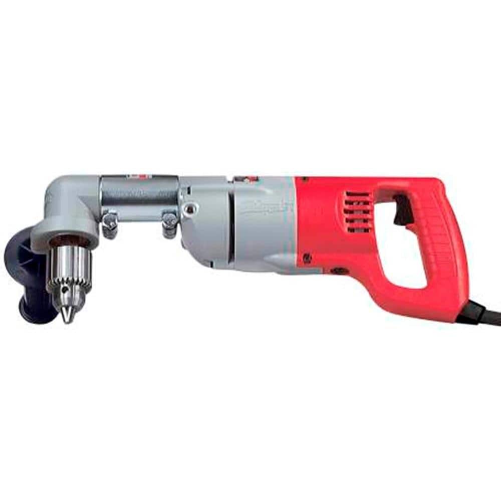 Milwaukee 7 Amp Corded 1/2 in. Right‑Angle Drill Kit with Hard Case, Model 3107-6