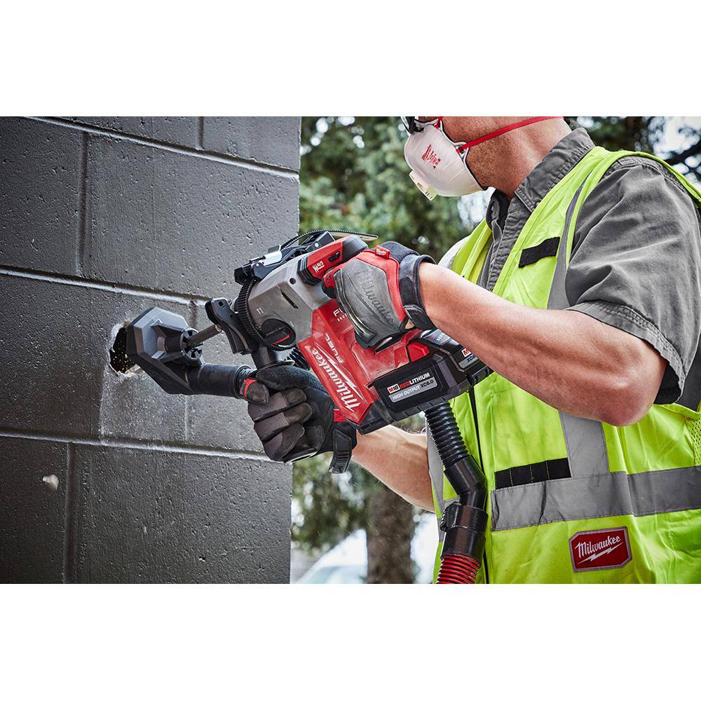 Milwaukee M18 FUEL 18V Lithium-Ion Brushless Cordless 1 in. SDS-Plus Rotary Hammer with Deep Cut Bandsaw (2-Tool)