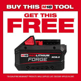 Milwaukee M18 FUEL 18V Lithium-Ion Brushless Cordless 1 in. SDS-Plus Rotary Hammer with 10 in. Bull Point & Steel Flat Chisel