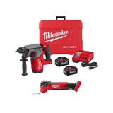 Milwaukee M18 FUEL 18V Lithium‑Ion Brushless 1 in. Cordless SDS‑Plus Rotary Hammer Kit with Oscillating Multi‑Tool