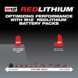 Milwaukee M12 12V Lithium-Ion Cordless Rotary Tool (Tool-Only), 32,000 RPM, 1/8 in. Collet