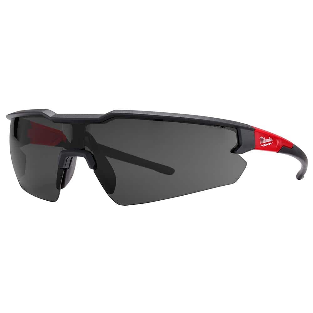 Milwaukee Safety Glasses with Tinted Anti-Scratch Lenses (6-Pack)