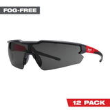 Milwaukee Safety Glasses with Tinted Anti-Scratch Lenses (12-Pack)