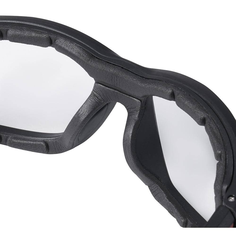 Milwaukee Performance Safety Glasses with Clear Fog-Free Lenses and Removable Gasket, Model 48-73-2040
