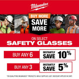 Milwaukee Safety Glasses with Clear Anti-Scratch Lenses (3-Pack) – Model 48-73-2052