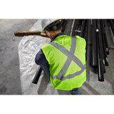 Milwaukee 4X-Large/5X-Large Yellow Class 2-High Visibility Safety Vest with 10-Pockets (4-Pack)