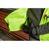 Milwaukee 4X-Large/5X-Large Yellow Class 2-High Visibility Safety Vest with 10-Pockets (4-Pack)