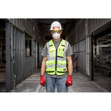 Milwaukee 4X-Large/5X-Large Yellow Class 2-High Visibility Safety Vest with 10-Pockets (4-Pack)