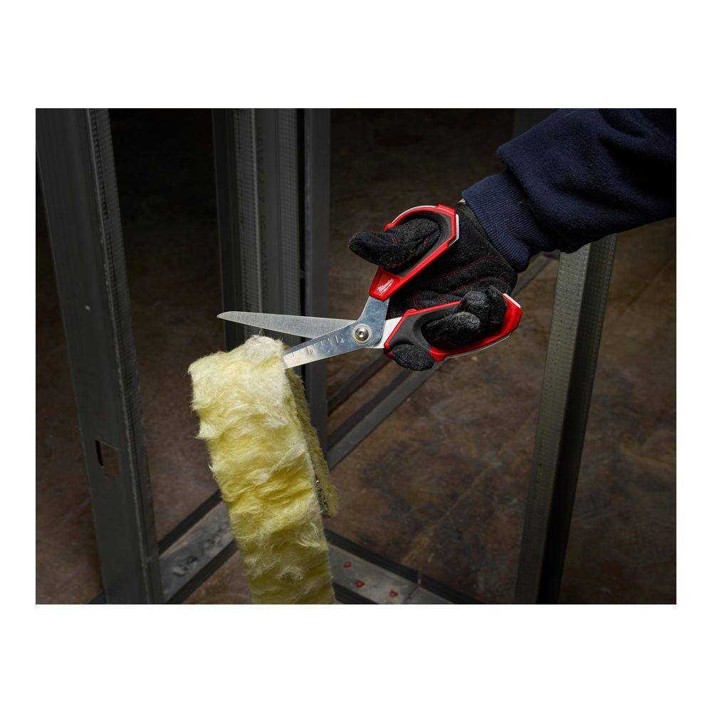 Milwaukee Jobsite 4.5 in. Offset Scissors with Iron Carbide Blades