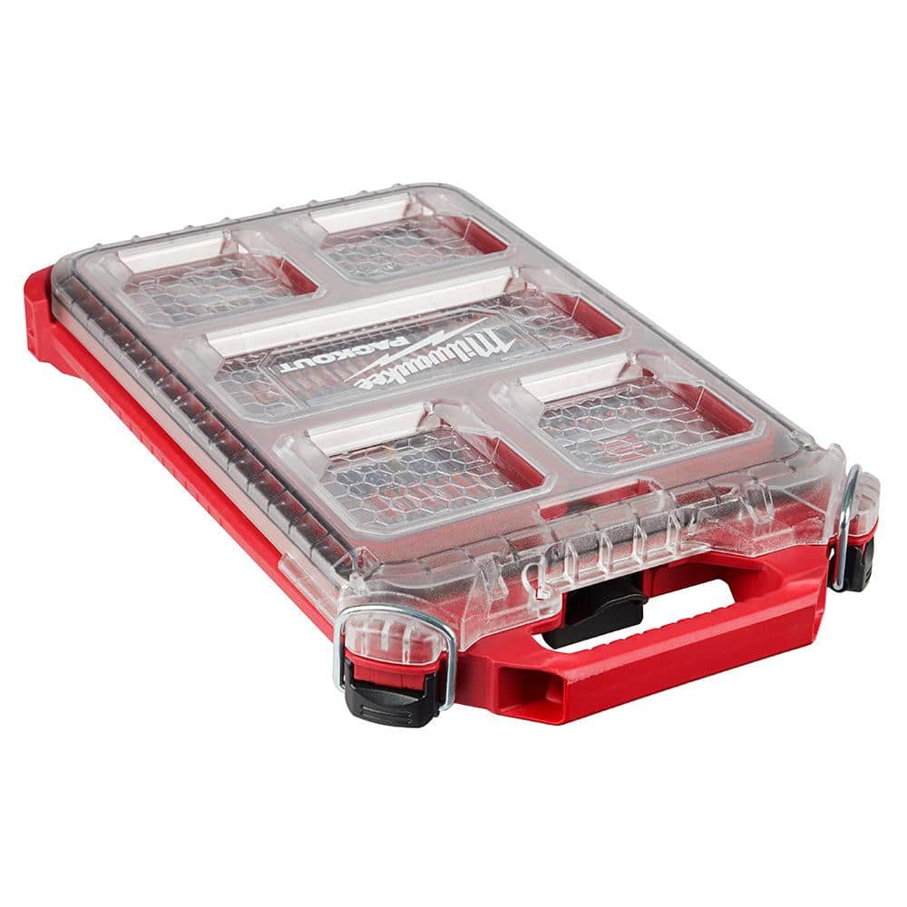Milwaukee SHOCKWAVE Impact Duty Alloy Steel Screwdriver Bit Set with PACKOUT Case, 145-Piece