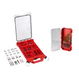 Milwaukee SHOCKWAVE Impact Duty Screwdriver Bit & RED HELIX Titanium Drill Bit Set (105-Piece)