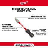 Milwaukee SHOCKWAVE Impact Duty Screwdriver Bit & RED HELIX Titanium Drill Bit Set (105-Piece)