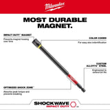 Milwaukee SHOCKWAVE Impact Duty 6 in. Magnetic Nut Driver Set (6-Pieces)