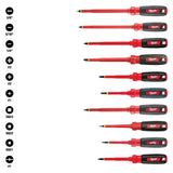 Milwaukee 10-Piece 1000-Volt Insulated Screwdriver Set with EVA Zipper Case