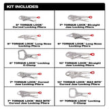 Milwaukee Combination Screwdriver and TORQUE LOCK Locking Pliers Kit (20-Piece)