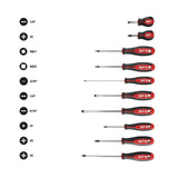 Milwaukee Combination Screwdriver Set with 25 ft. Compact Auto-Lock Tape Measure (11-Piece)