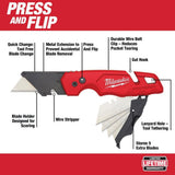 Milwaukee Screwdriver Set with FASTBACK Utility Knives, 10-Piece