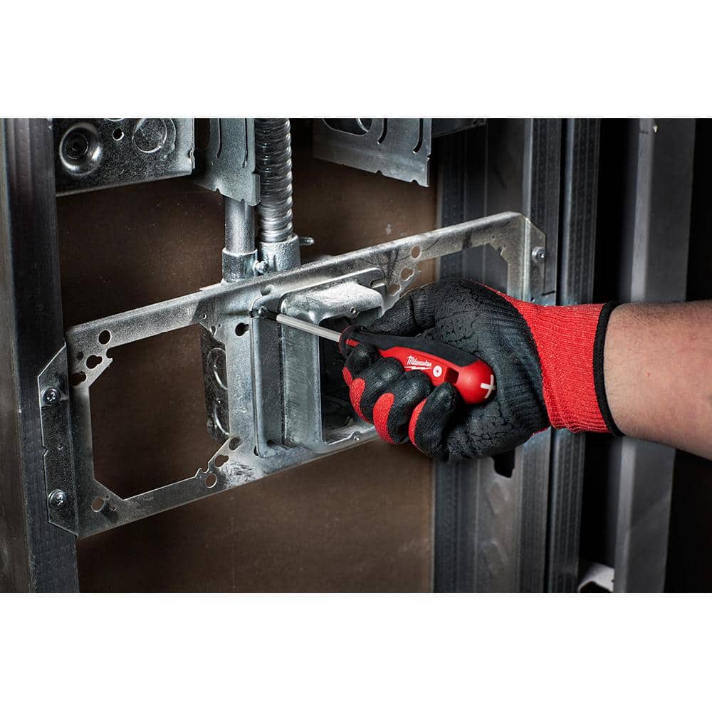 Milwaukee Screwdriver Set with Tri‑Lobe Handles, Magnetic Tips (8‑Piece)