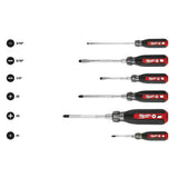 Milwaukee Cushion Grip Screwdriver Set, 6-Piece (Model 48-22-2886)