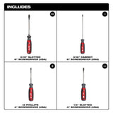 Milwaukee Multi-Bit Screwdrivers & Pliers Hand Tool Set (8-Piece)