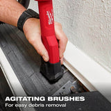 Milwaukee AIR-TIP 1-1/4 in. to 2-1/2 in. 2-in-1 Utility Brush Attachment for Wet/Dry Shop Vacuums (1-Piece)
