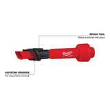 Milwaukee AIR-TIP 1-1/4 in. to 2-1/2 in. Utility Nozzle & 2-in-1 Utility Brush Attachment Kit for Wet/Dry Shop Vacuums (2-Piece)