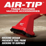 Milwaukee AIR-TIP 1-1/4 in. to 2-1/2 in. Utility Nozzle & 2-in-1 Utility Brush Attachment Kit for Wet/Dry Shop Vacuums (2-Piece)