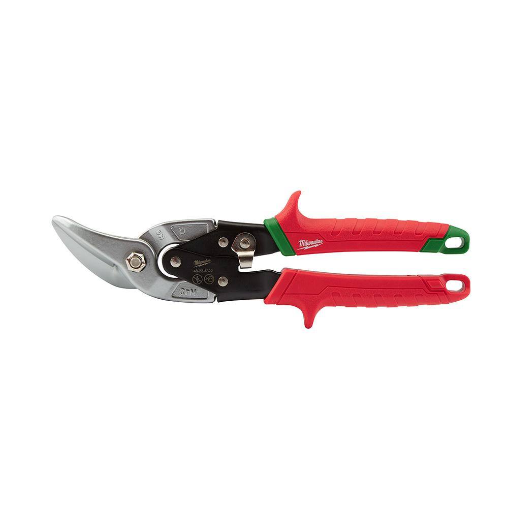 Milwaukee Left and Right Offset Aviation Snips, Forged Blades (2-Pack)