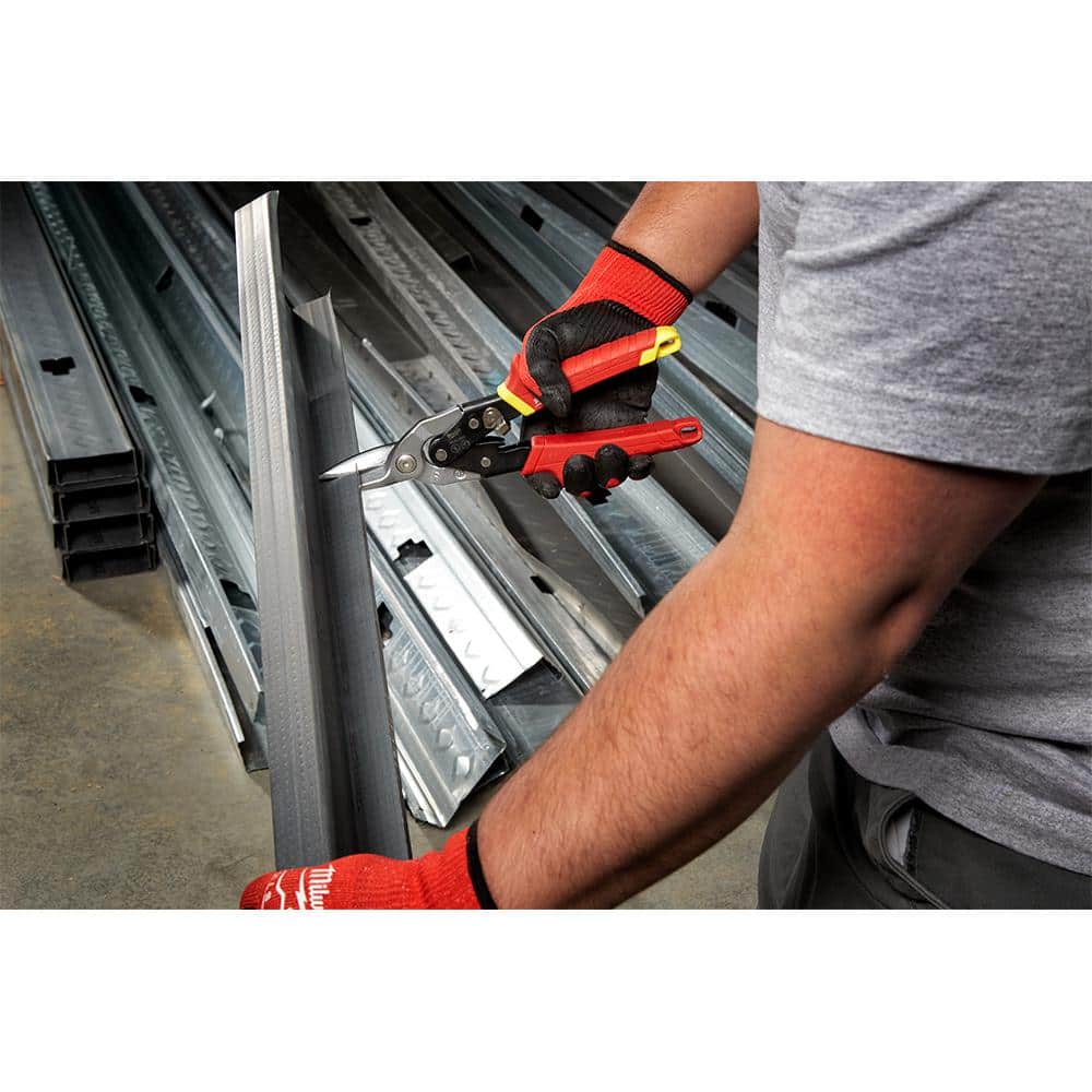 Milwaukee 10 in. Straight-Cut Aviation Snips (Model 48-22-4530)