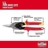 Milwaukee 10 in. Straight-Cut Aviation Snips (Model 48-22-4530)