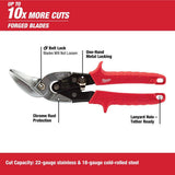 Milwaukee Left, Right, and Straight/Offset Aviation Snips Set (5-Piece)