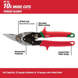 Milwaukee Left, Right, and Straight/Offset Aviation Snips Set (5-Piece)