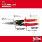 Milwaukee 11.5 in. Long Straight-Cut Aviation Snips (Model 48-22-4537)
