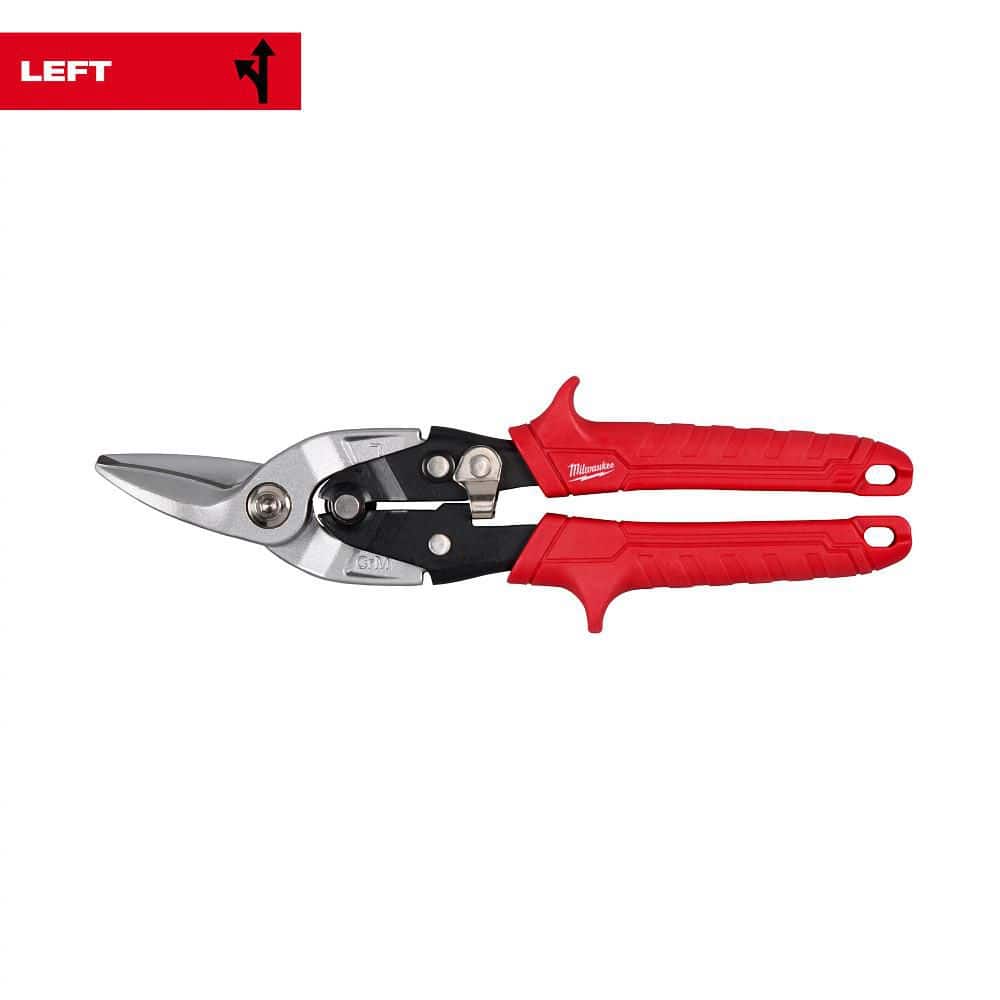 Milwaukee 10 in. Left-Cut Aviation Snips - Durable and Precise Cutting Tool