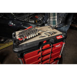 Milwaukee 3/8 in. SAE Low Profile and Deep Well 6-Point Sockets with FOUR FLAT Sides (20-Piece)