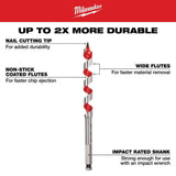 Milwaukee Selfeed High-Speed Steel Wood Boring Bit Set, 7-Piece (Model 49-22-0065)