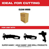 Milwaukee Selfeed High-Speed Steel Wood Boring Bit Set, 7-Piece (Model 49-22-0065)