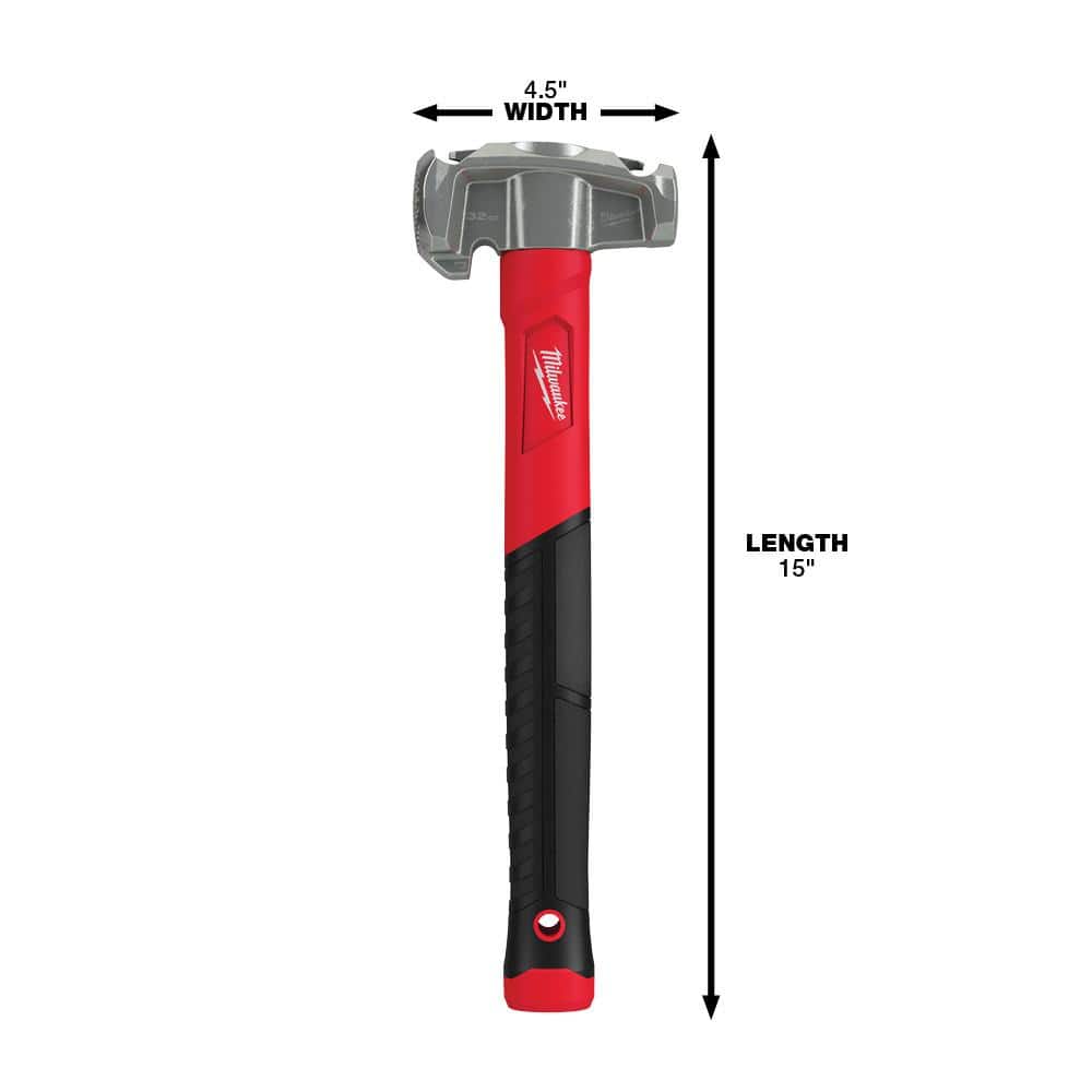 Milwaukee Lineman's 5-in-1 Ratcheting Wrench with Milled Strike Face, 11.25 in Length (48-22-9216M)